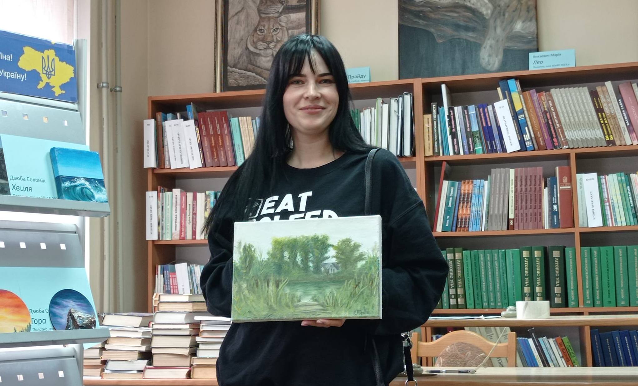 ВИСТАВКА ХУДОЖНИКІВ СПІЛЬНОТИ “CITYART” ВІДКРИЛАСЯ У МІСЬКІЙ БІБЛІОТЕЦІ