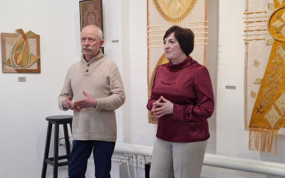 У ЦЕНТРІ СУЧАСНОГО МИСТЕЦТВА ВІДКРИЛАСЯ ВИСТАВКА  ТВОРІВ ОЛЬГИ ШУЛЕПИ "МАГІЯ СИМВОЛУ"