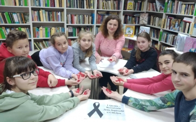 ЮНІ МИКИТИНЧАНИ ВЧИЛИСЯ, ЯК ЗАПОБІГТИ ЗАХВОРЮВАННЮ СНІДОМ
