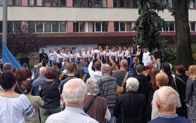ЦЕРЕМОНІЯ ПІДНЯТТЯ ДЕРЖАВНОГО ПРАПОРА У ФРАНКІВСЬКУ